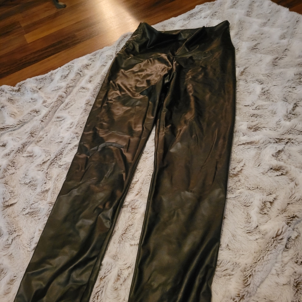 Pleather Look Leggings
